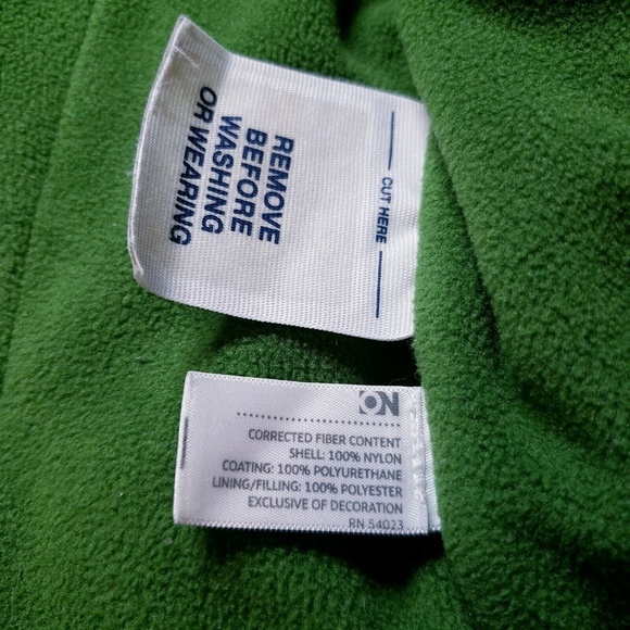 Old Navy Girls Green Vest Puffer Size M - Picture 5 of 5